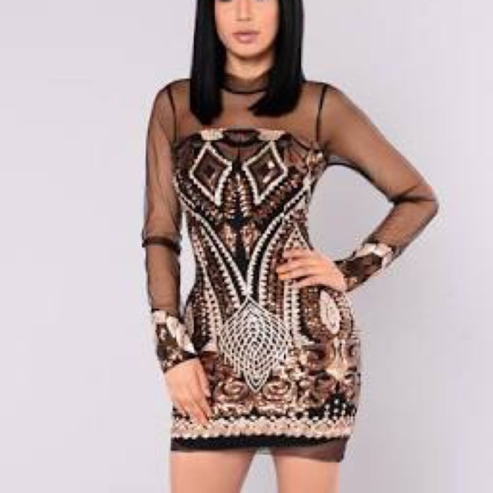 Fashion Nova Sequin Dress